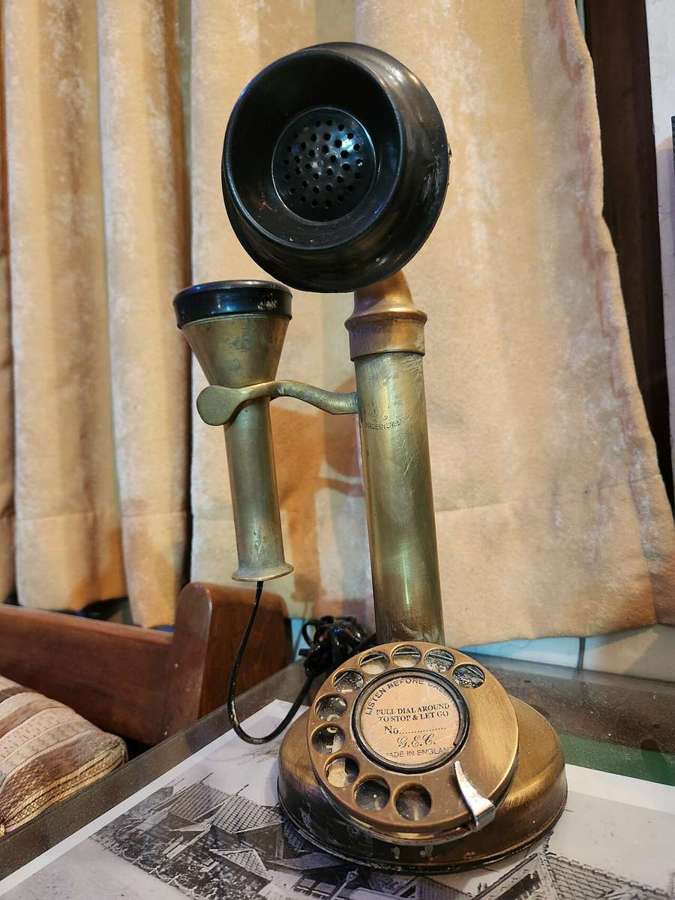 Antique rotary telephone