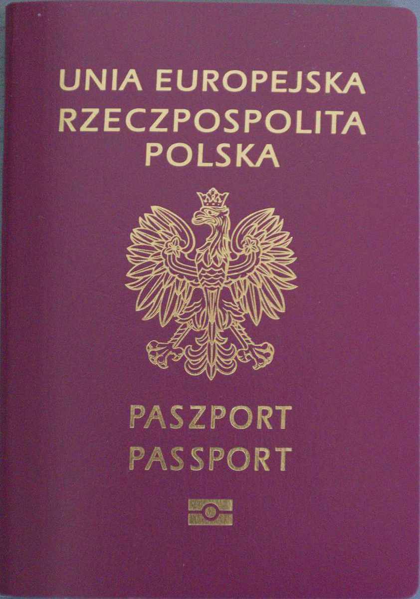 A Polish passport - the PESEL number identifies you in every Polish register