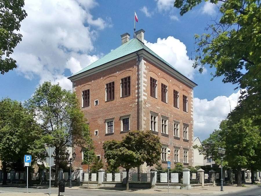 The royal castle tower housing the Museum in Piotrkow Trybunalski