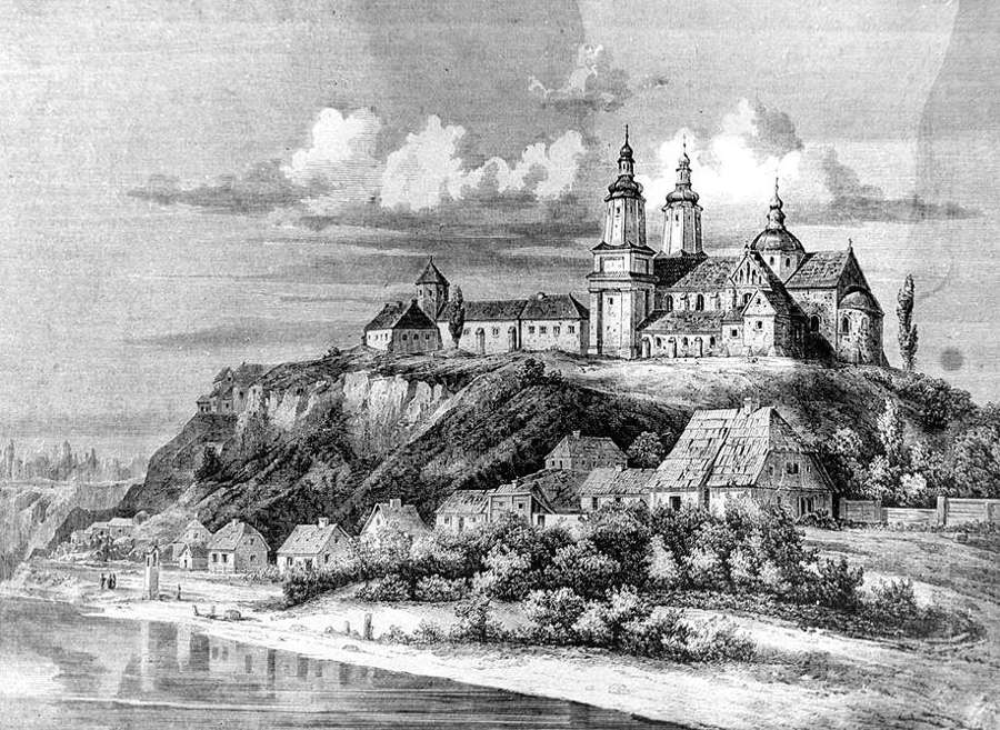 Wzgórze Tumskie hill with the cathedral in Płock