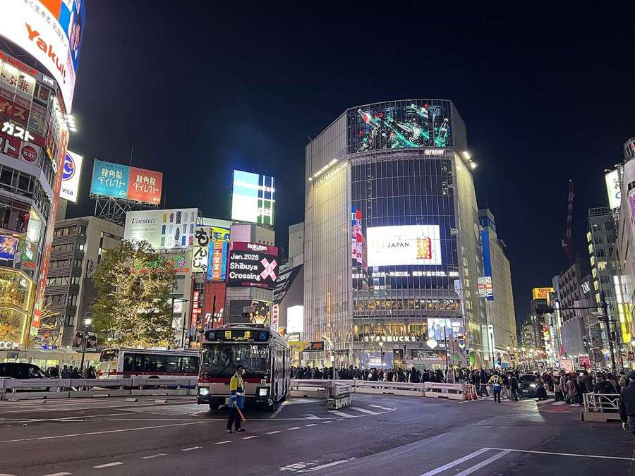Shibuya Crossing in Tokyo
