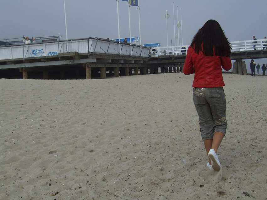 The Baltic Sea coast at Sopot