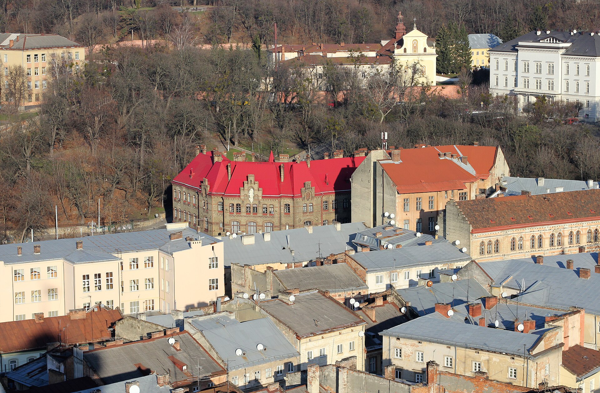 The old town of Lviv, Ukraine