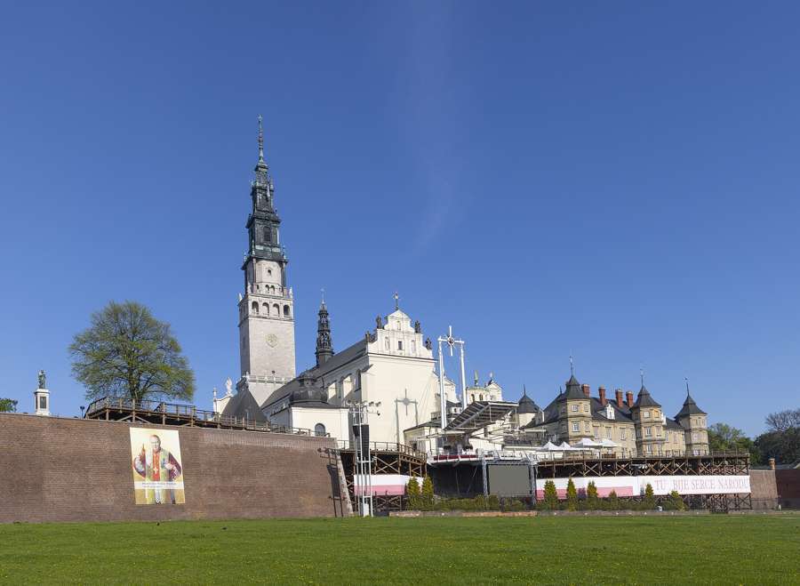 The Jasna Góra monastery in Częstochowa, where voters decide today whether to recall the mayor and city council