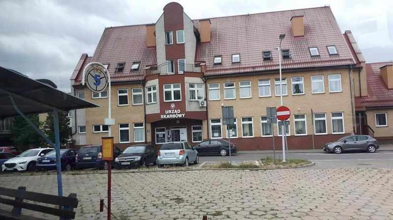 The tax office building in Augustów, Poland