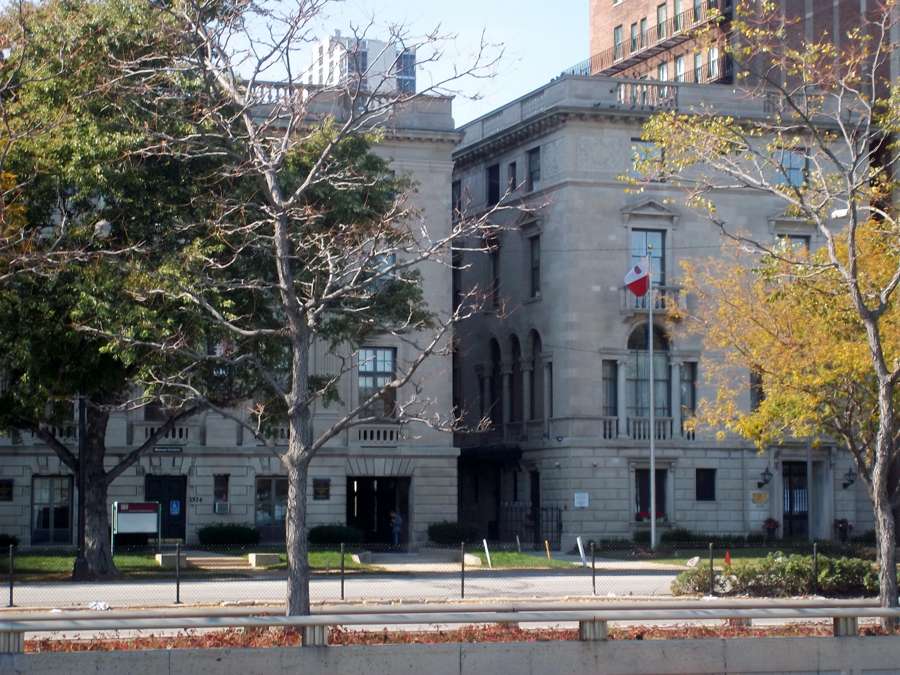 A Polish consulate building - applications from abroad are filed through Polish consular posts