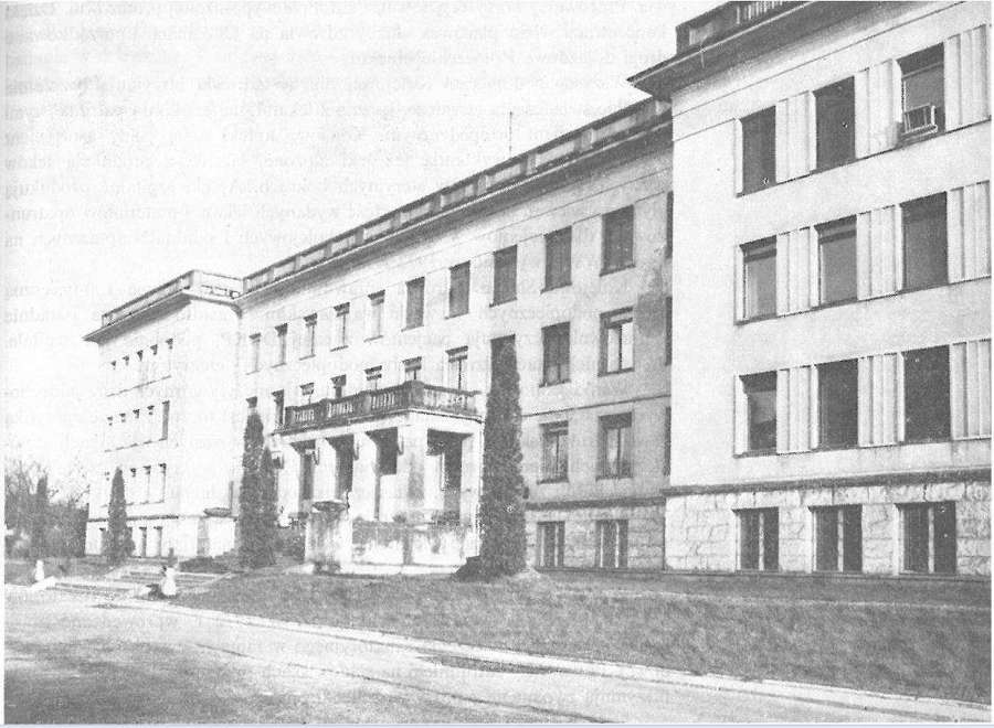 Hospital building in Warsaw