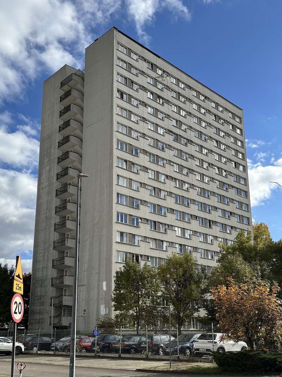 A residential apartment block in Poland