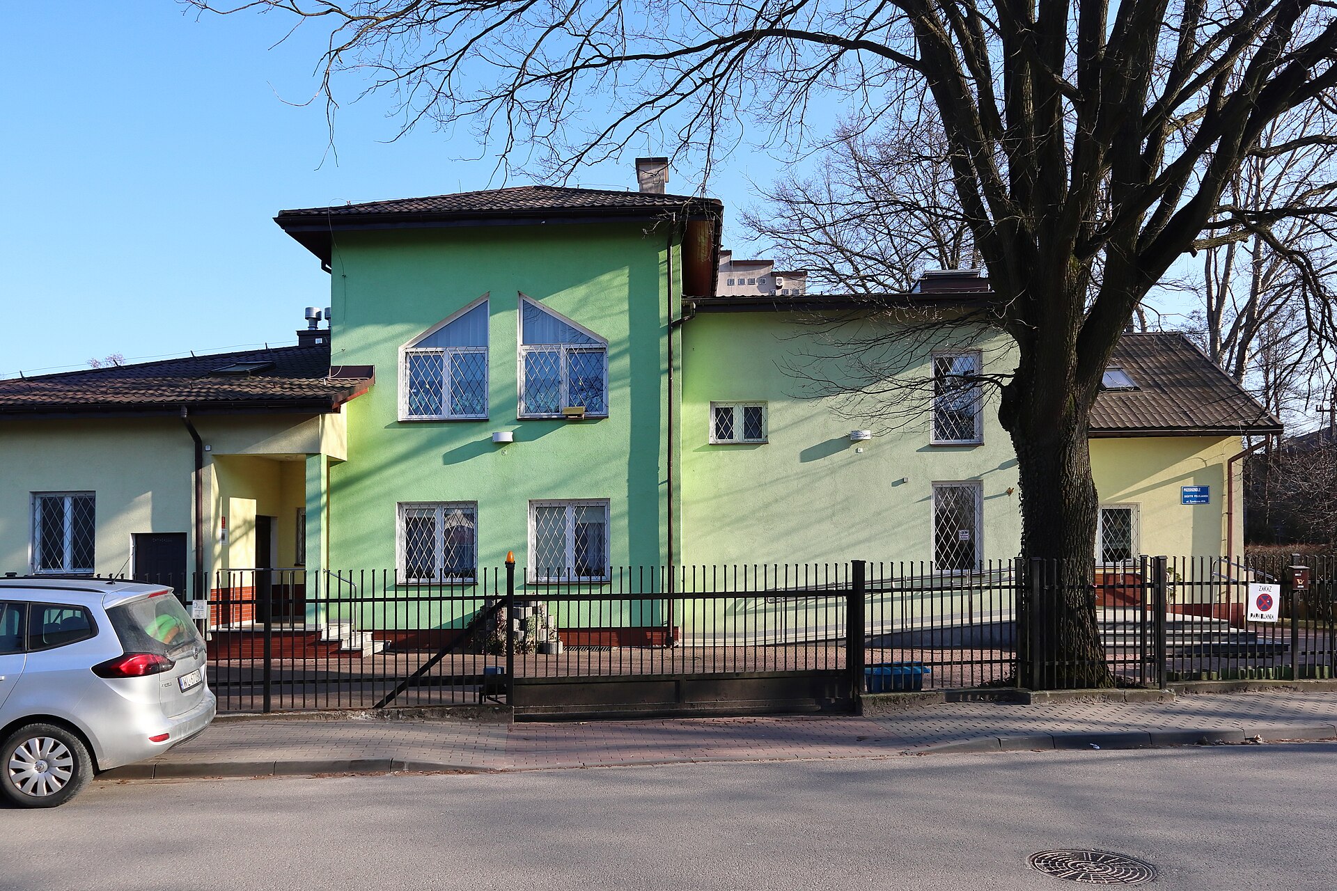 A kindergarten building in Warsaw