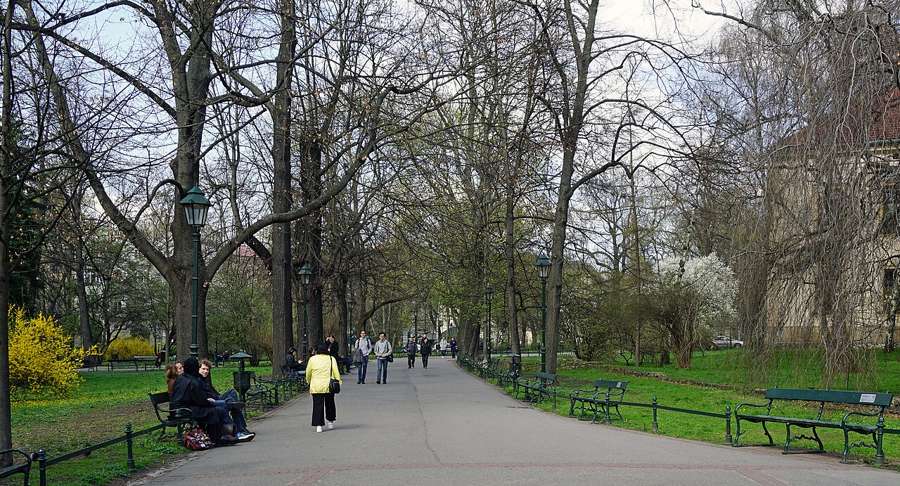 Spring in Planty Park, Kraków