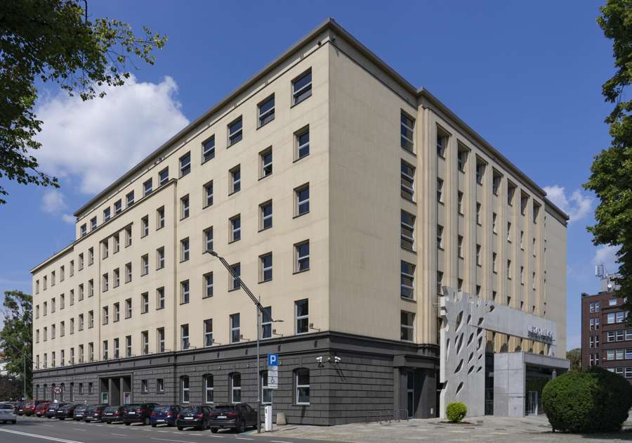 The city hall building in Gliwice, where CEIDG applications were traditionally filed