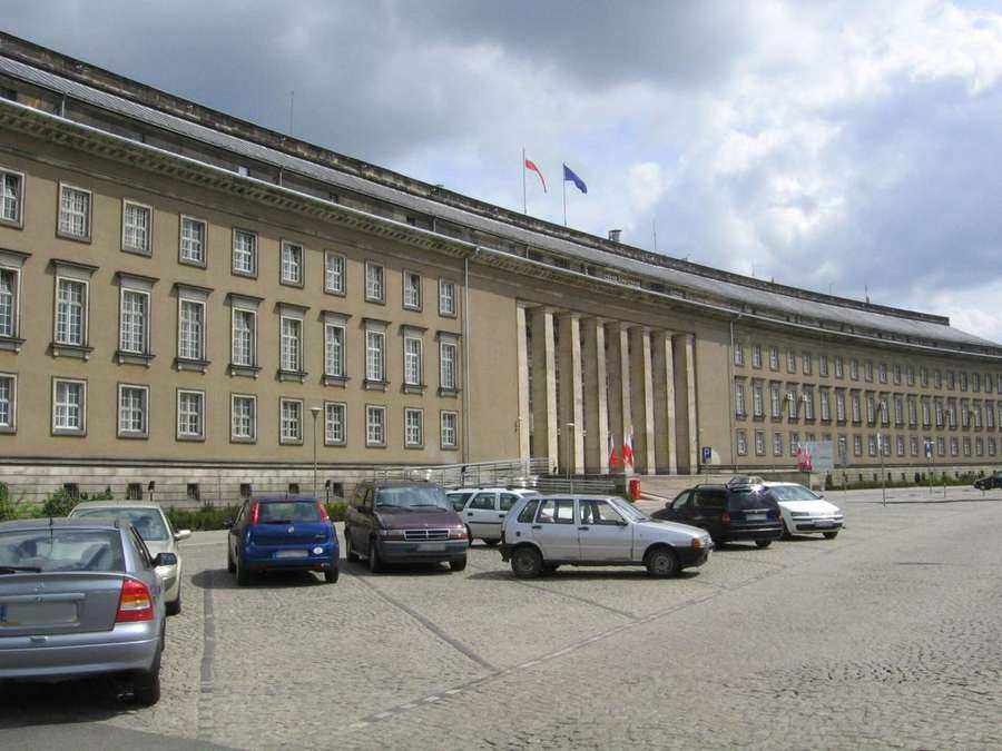 The voivodeship office building in Wrocław