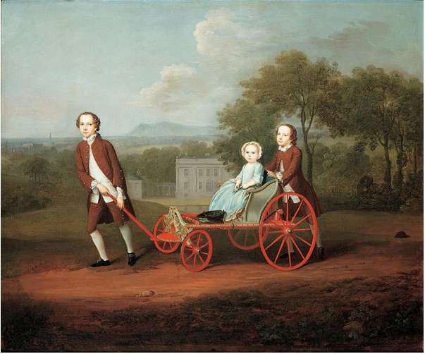 Family portrait painting