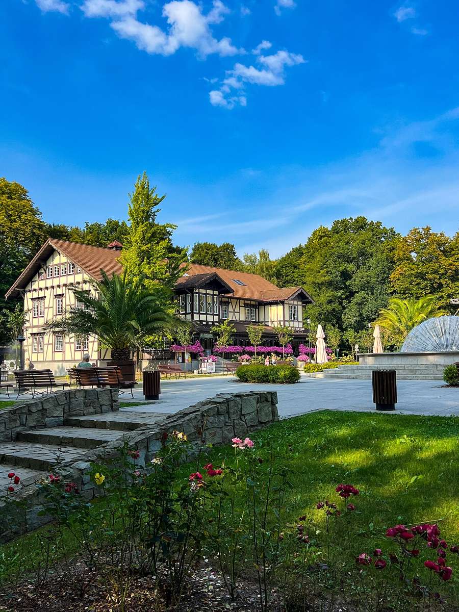 The Spa Park in Jastrzębie-Zdrój, illustrative
