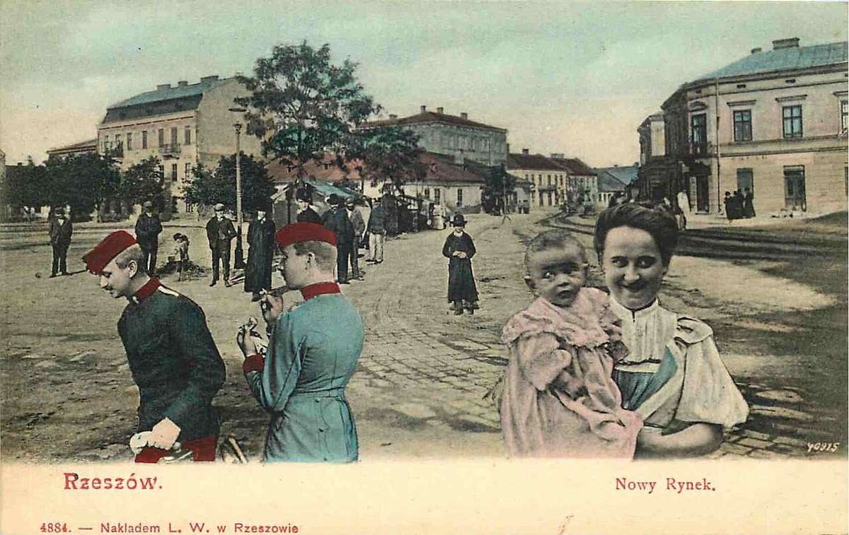 The Nowy Rynek in Rzeszow, shown as an illustration of the city