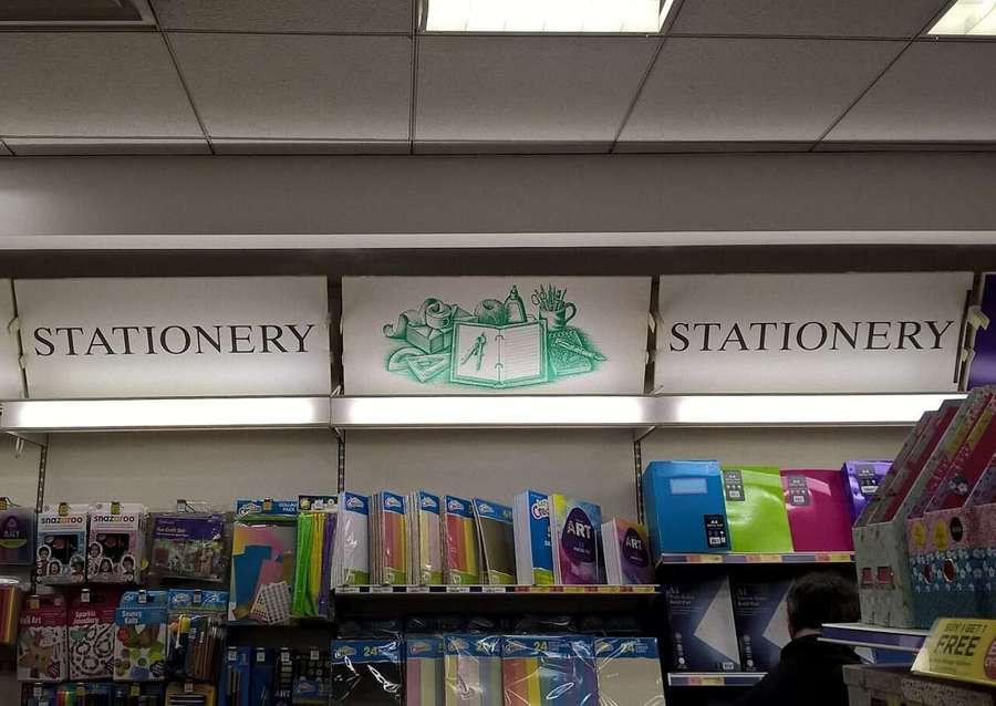 School stationery