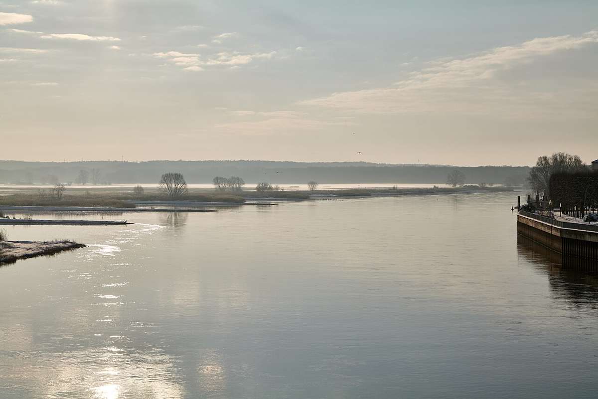 Border bridge in Słubice