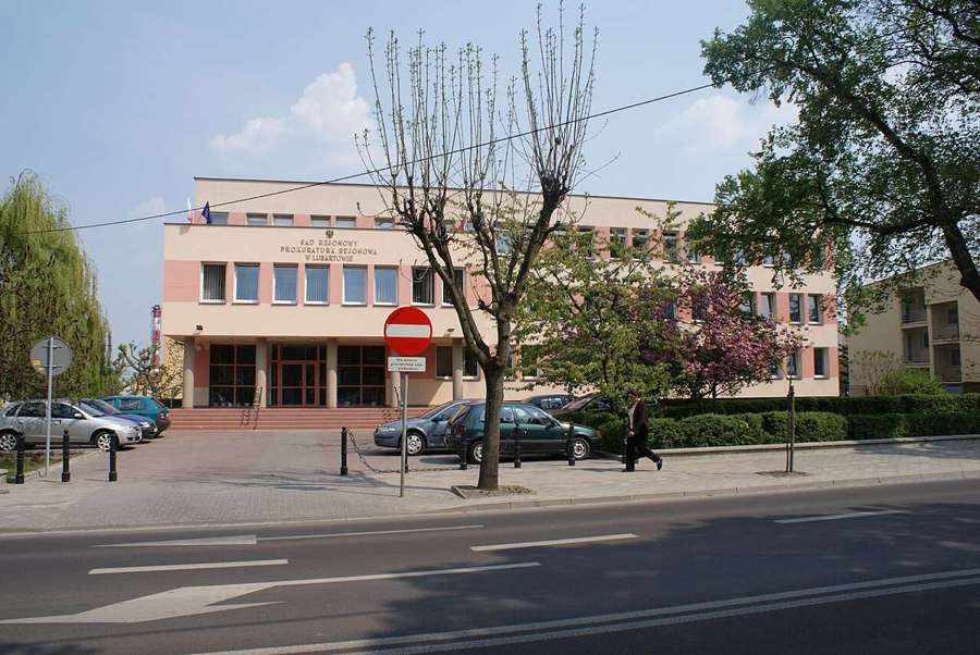 Court building in Lubartow, Poland