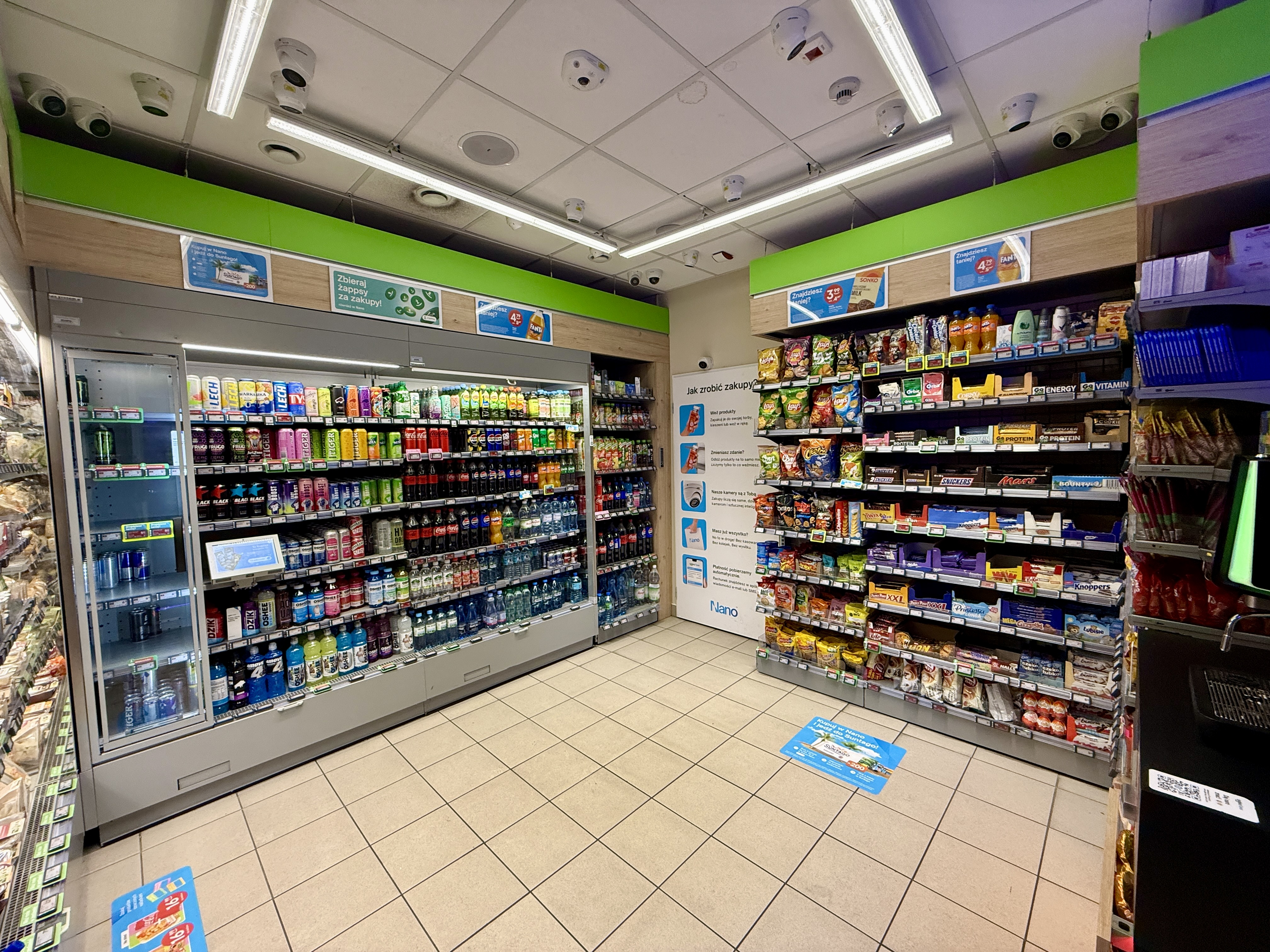 Inside an unmanned Żabka Nano store, where cameras and sensors bill you automatically