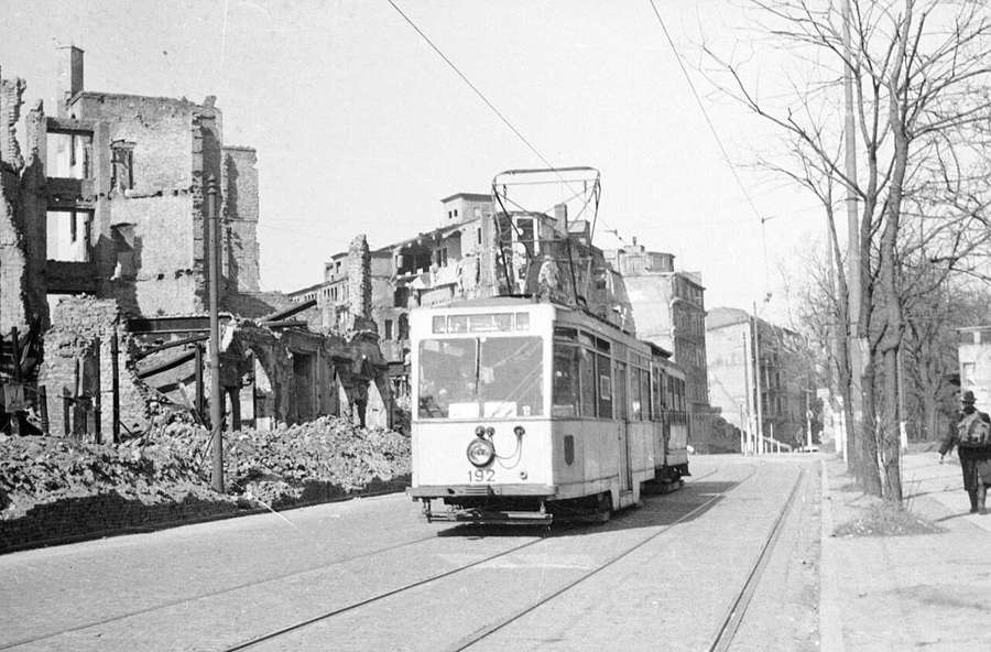 Historic tram line 5 in Szczecin