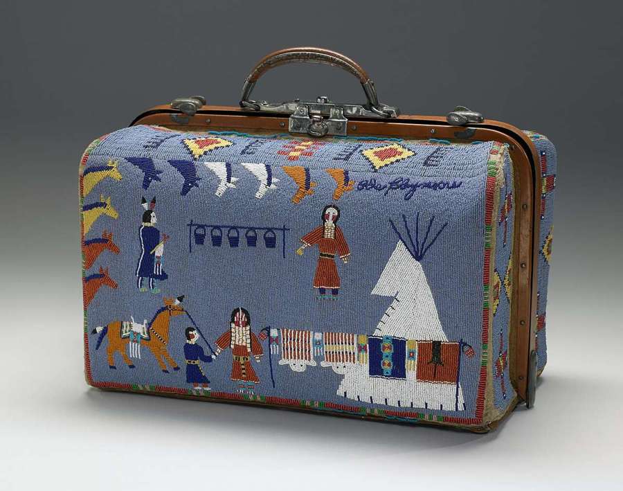 Antique suitcase