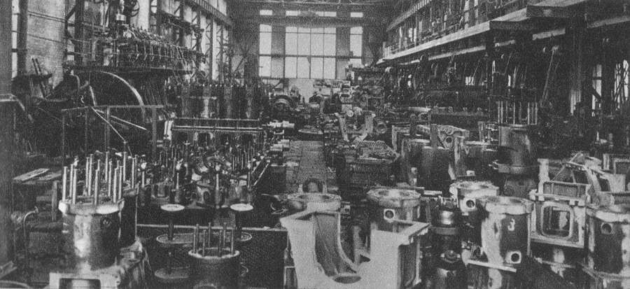 The pre-1939 Ursus factory hall in Warsaw - agency work has deep roots in Polish industry