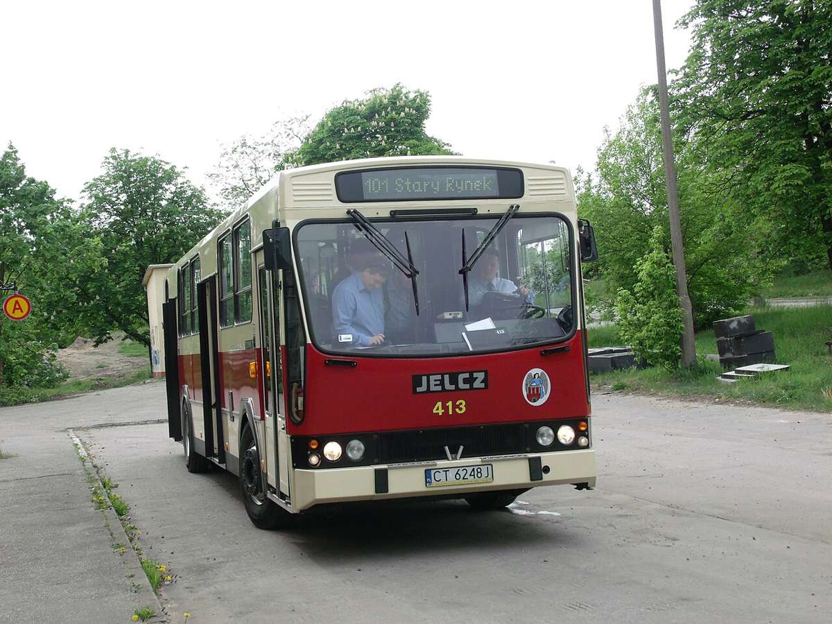 An MZK Toruń bus, illustrative
