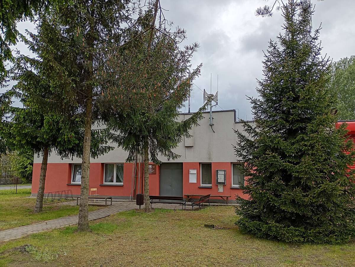 Volunteer fire station in Baniosze, illustrative