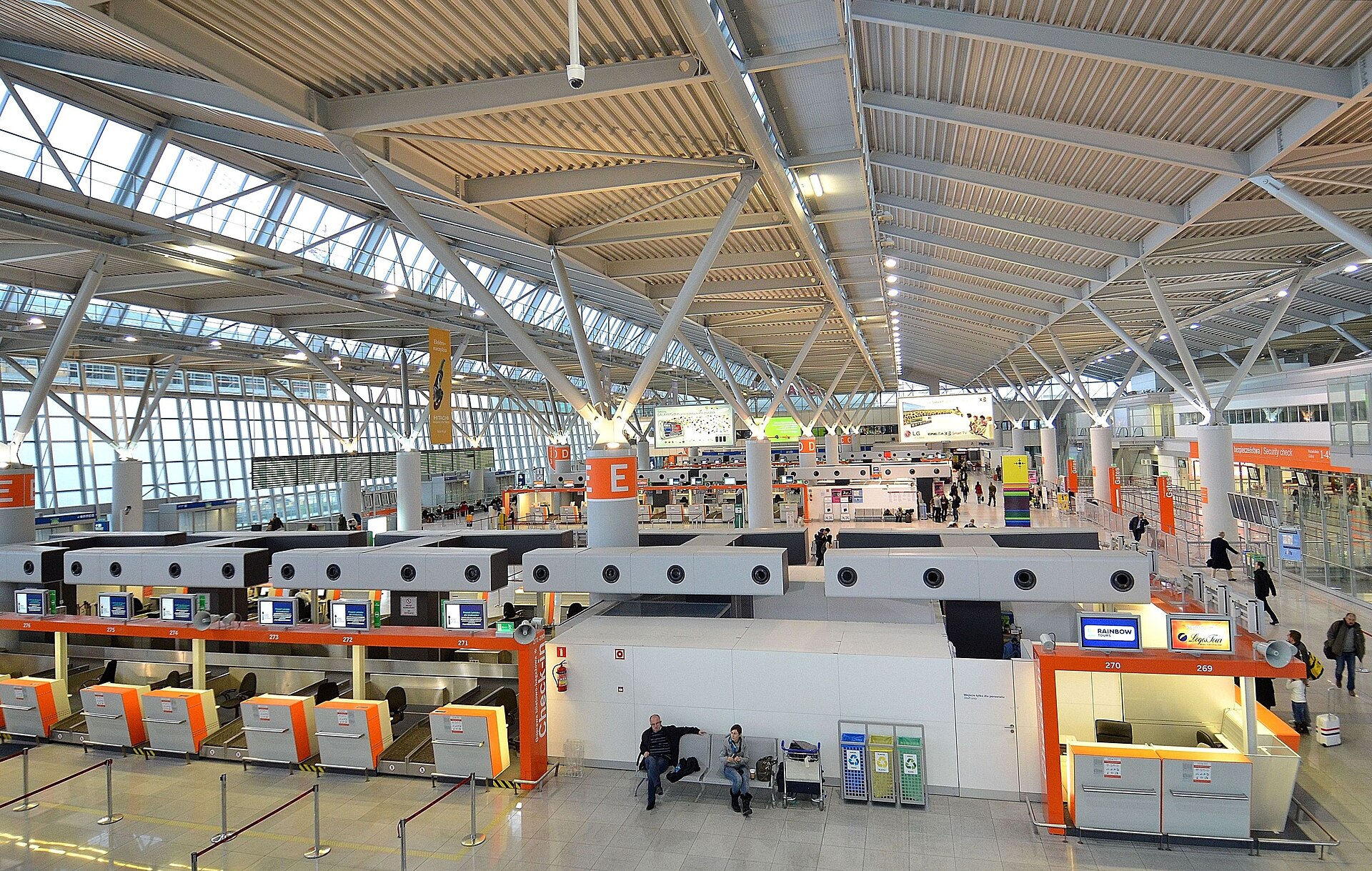 Terminal A of Warsaw Chopin Airport