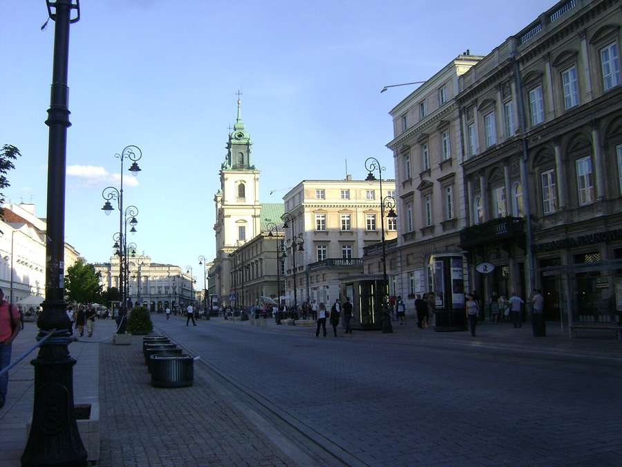 Nowy Świat street in central Warsaw