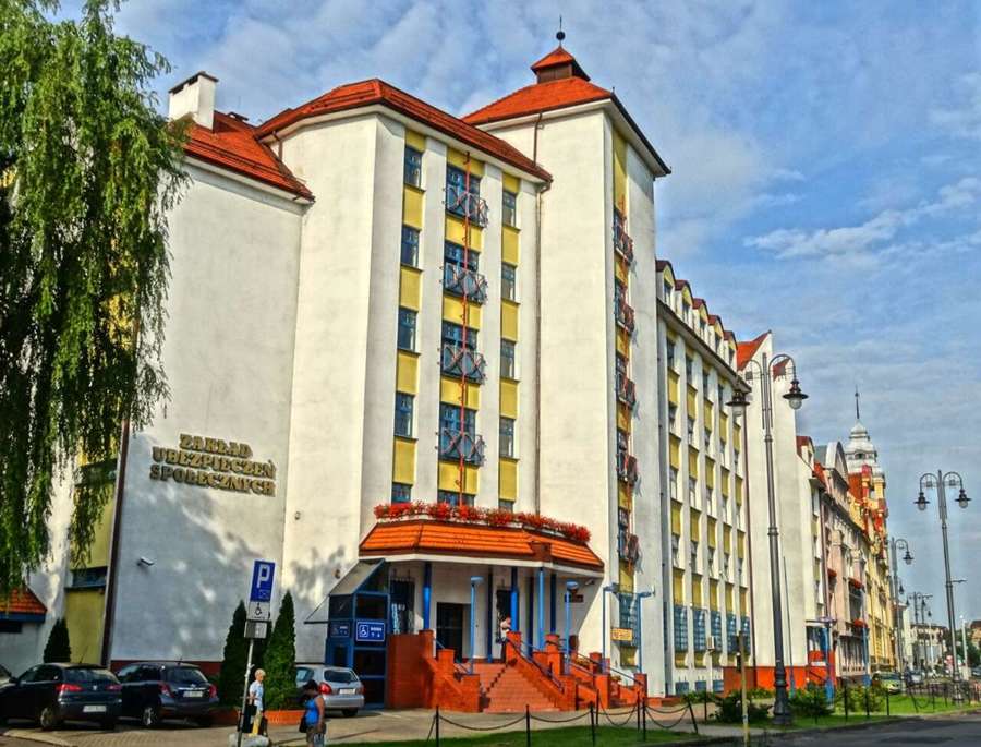 Zakład Ubezpieczeń Społecznych (ZUS) office building in Poland